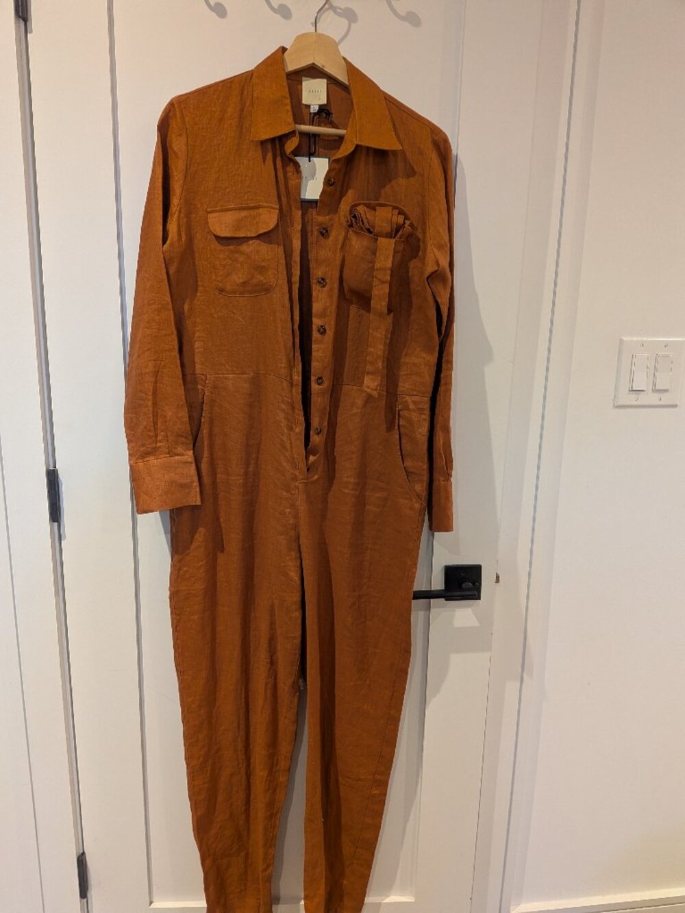 USISI Sister Linen Jumpsuit (L)